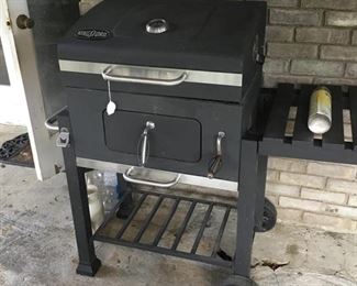 Charcoal BBQ grill.