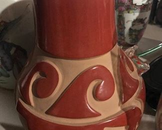 NATIVE AMERICAN BURNISHED POTTERY