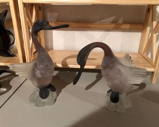 CENEDESE MURANO GLASS BIRDS
