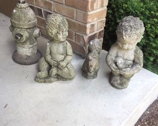 CEMENT GARDEN STATUES