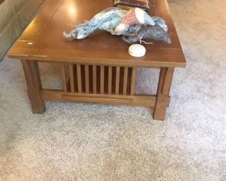 BASSET MISSION OAK STYLE COFFEE TABLE
