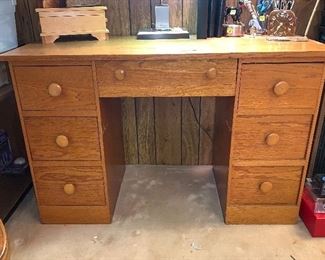 Oak desk