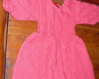 CROCHET CHILD'S DRESS       brings back memories to me