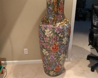Gorgeous floor vase. Over 4 ft high. 