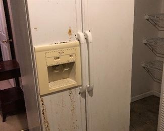 Refrigerator, not pretty but works great! 