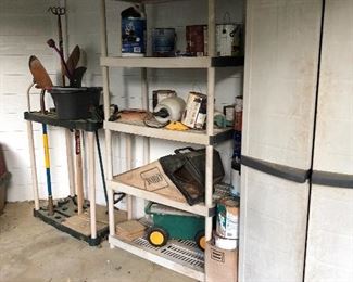 Outdoor tools and storage 