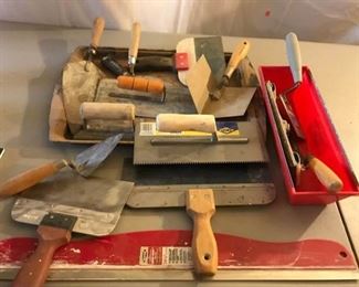 Trowels and Paint Tools