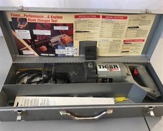 Tiger Reciprocating Saw with Blades