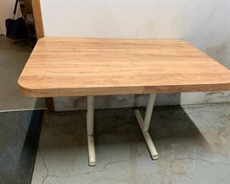 Laminate Table w/Steel Base 48" x 30"!