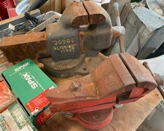 Vintage Bench Vise - Shop King & Dodge Slide Set!