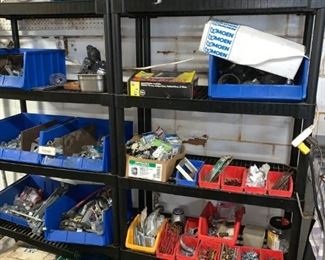 LOTS of Electrical & Plumbing Supplies! Shelving is for Sale!