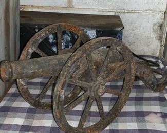Vintage Steel Cannon 24" Long!