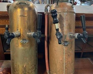 Perlick Century Beer System in Vintage Copper Fire Extinguishers!