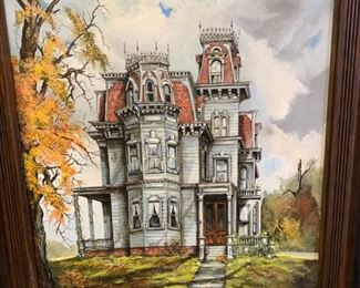 Toledoan Margo Bornia Original Oil Paintng "Madison & 15th"!