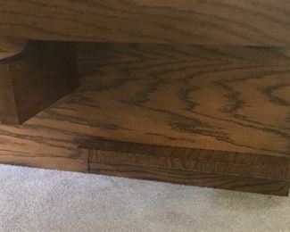 side of coffee table