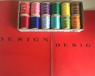 silk  thread and Koko's design books for fashion
