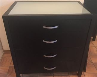 Bo Cencept Basics Danish mod low chest with glass or solid top option