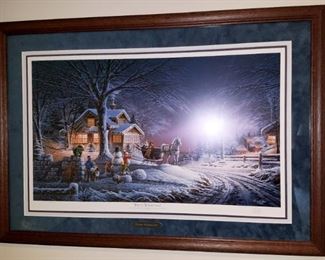 Signed and numbered Terry Redlin art