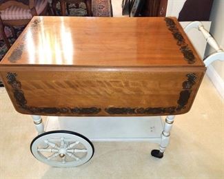 Ethan Allen serving cart