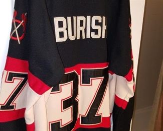 Black Hawks Burish jersey