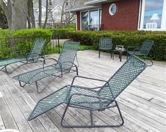 Vintage Brown Jordan Chaise Lounge Chairs