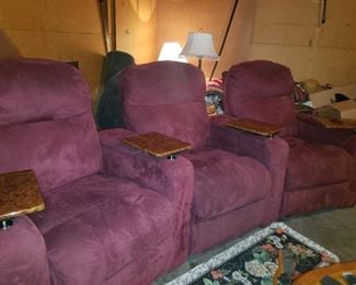 Plush theater seating. Excellent condition! 