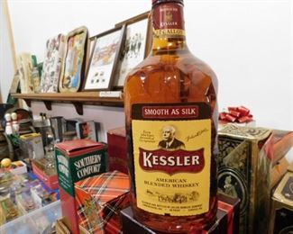 Bottle of Kessler sealed