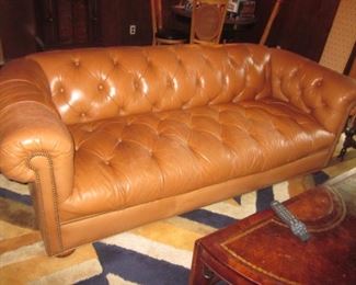 Leather Chesterfield Sofa