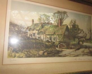 J.R. Hutchinson Ann Hathaways Cottage Prints/Lithographs