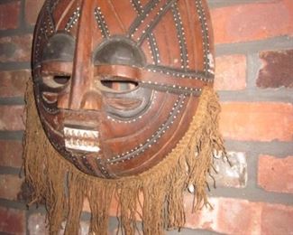 Wood African Masks Wall Decor