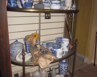 Bakers Rack and Tons of China To Choose From
Blue Danube China