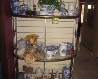 Bakers Rack and Tons of China To Choose From
Blue Danube China