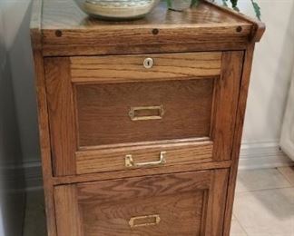 Wooden File Cabinet 