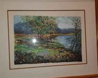 Schofield serigraph COA , Signed and Numbered 