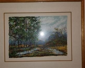 Schofield serigraph COA , Signed and Numbered
