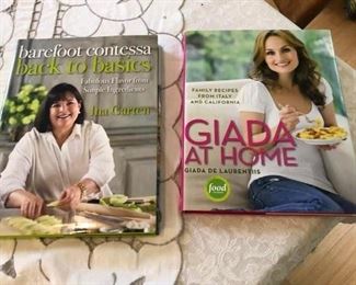 Italian cookbooks by Ina and Giada