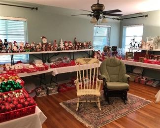 JUST CHRISTMAS - ENTIRE ROOM PLUS TWO CLOSETS FULL OF CHRISTMAS