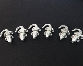 ALLIGATOR PLACE CARD HOLDERS