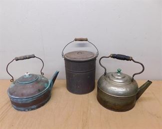 Assorted Old Kettles(Copper and More)