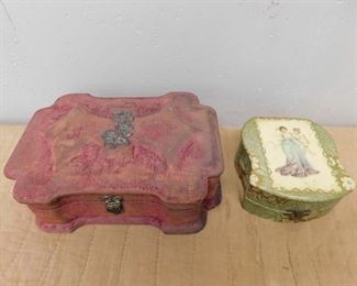 Victorian Glove and Collar Boxes