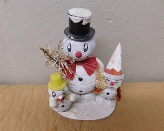 Old Christmas Snowman Display