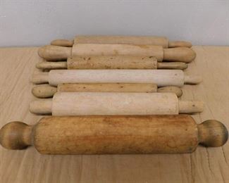 Several Old Wooden Rolling Pins