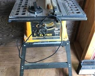 Pro Tech 10 Inch Bench Saw
