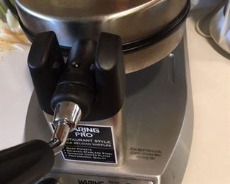 New rotating waffle iron by Waring Pro
