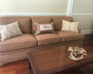 Custom sofa.  $600
Coffee table. $125