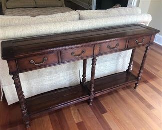Love this. Skinny perfect sofa table. $250