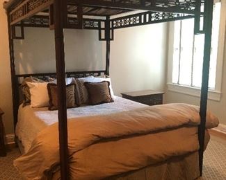 Queen very chic bed w mattress and box $1000