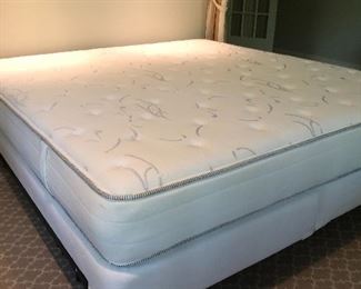 Like new king mattress and box 
$500