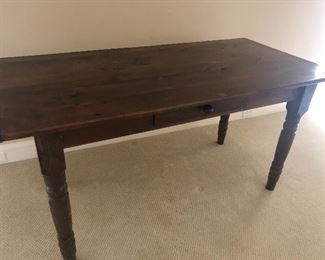 Love this farm style table or desk.  Not huge.  $175