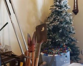 Hand Tools and Christmas Items